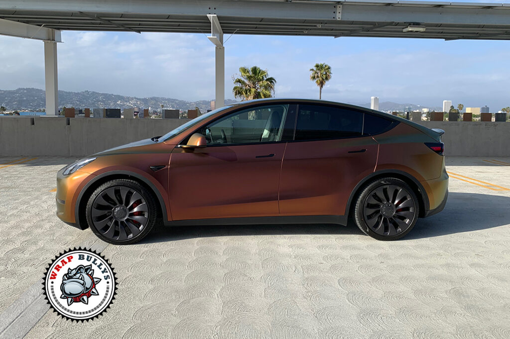 Tesla Model Y vehicle wrap project
