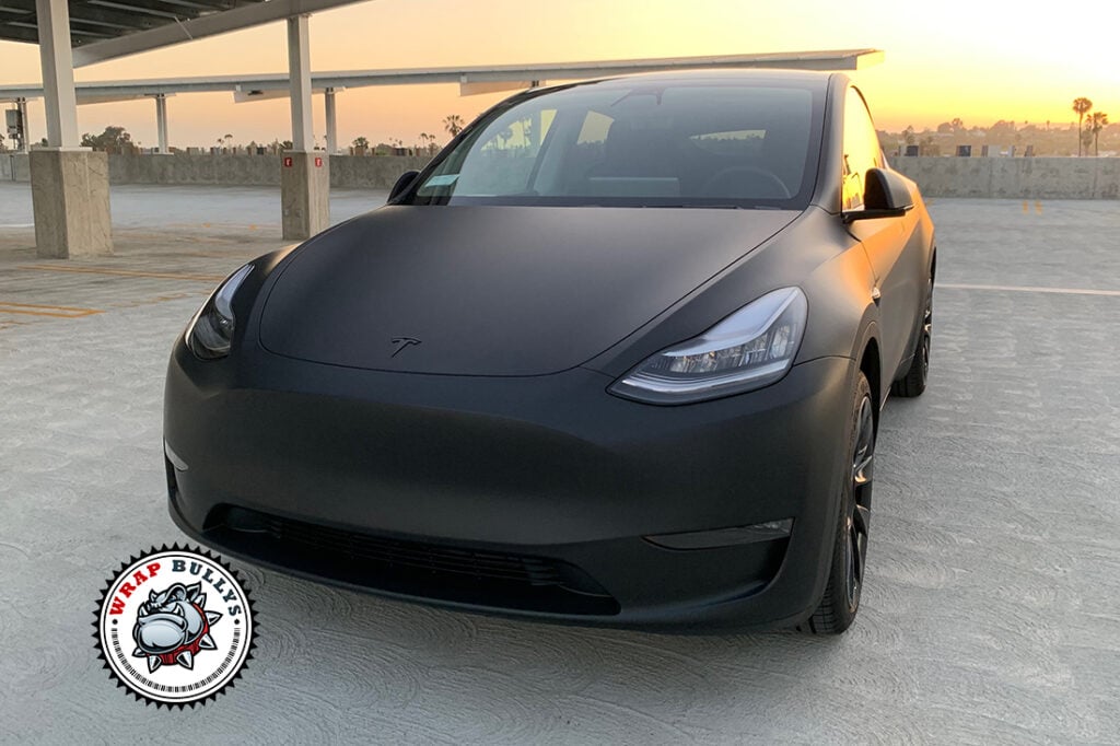 Tesla Model Y 3M Deep Matte Black Car Wrap – Wrap Bullys