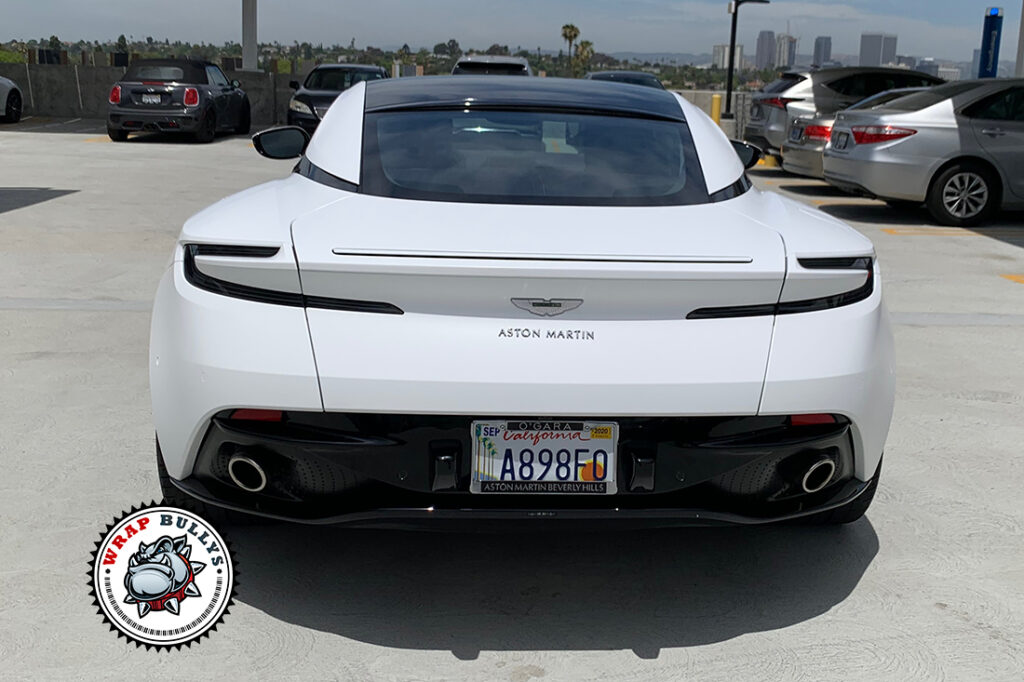 Aston Martin vehicle wrap project