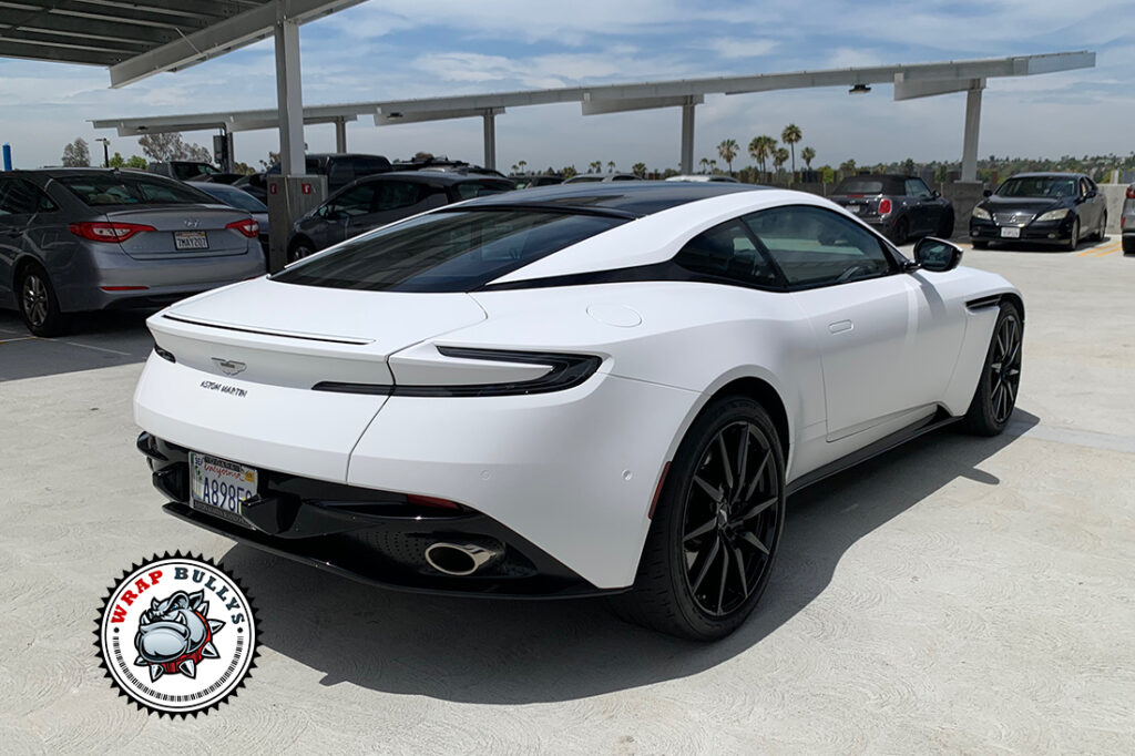 Aston Martin vehicle wrap project