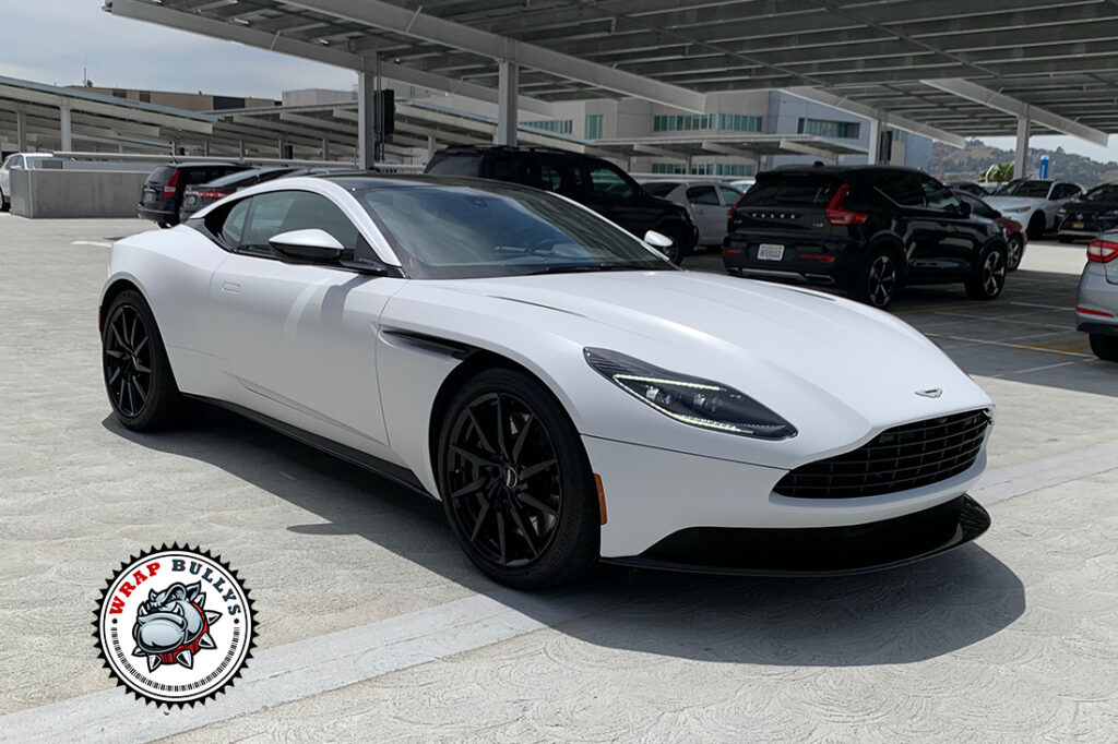 Aston Martin vehicle wrap project