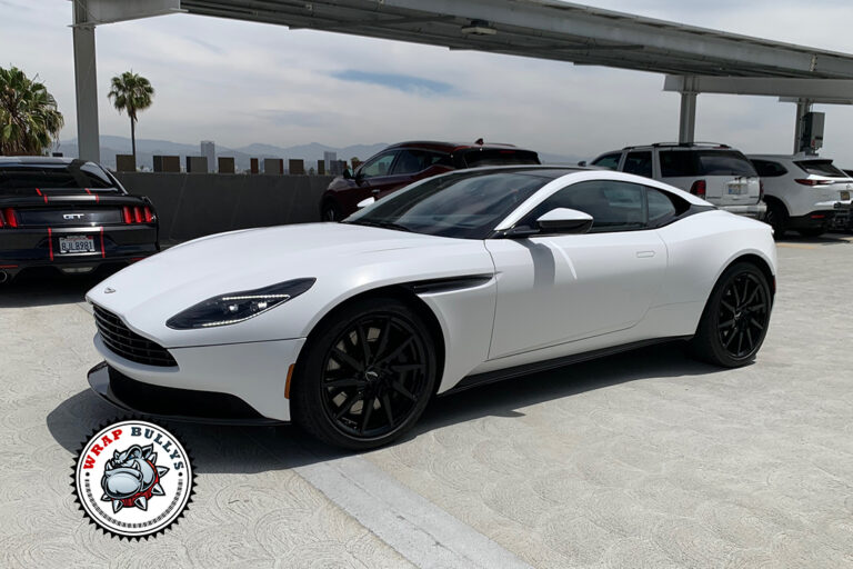 Aston Martin DB11 3M Satin White Wrap Gardena