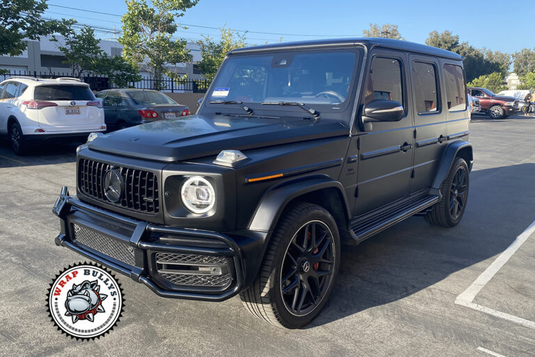 Mercedes-Benz G63 AMG 3M Satin Black Wrap Gardena