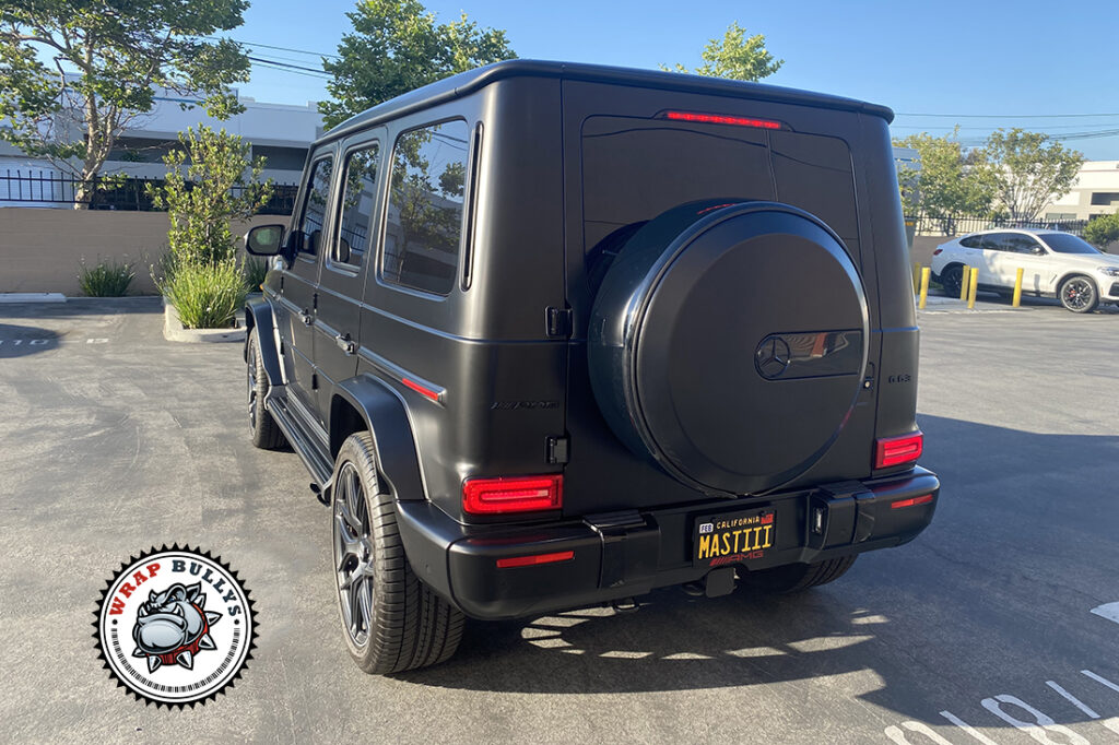 Mercedes vehicle wrap project