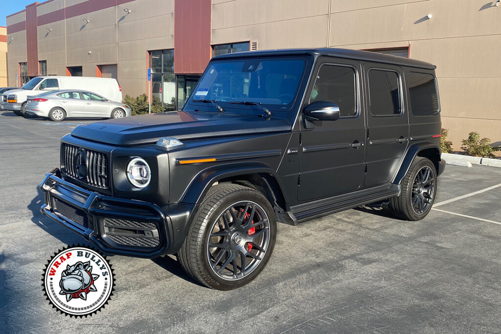 Mercedes vehicle wrap project