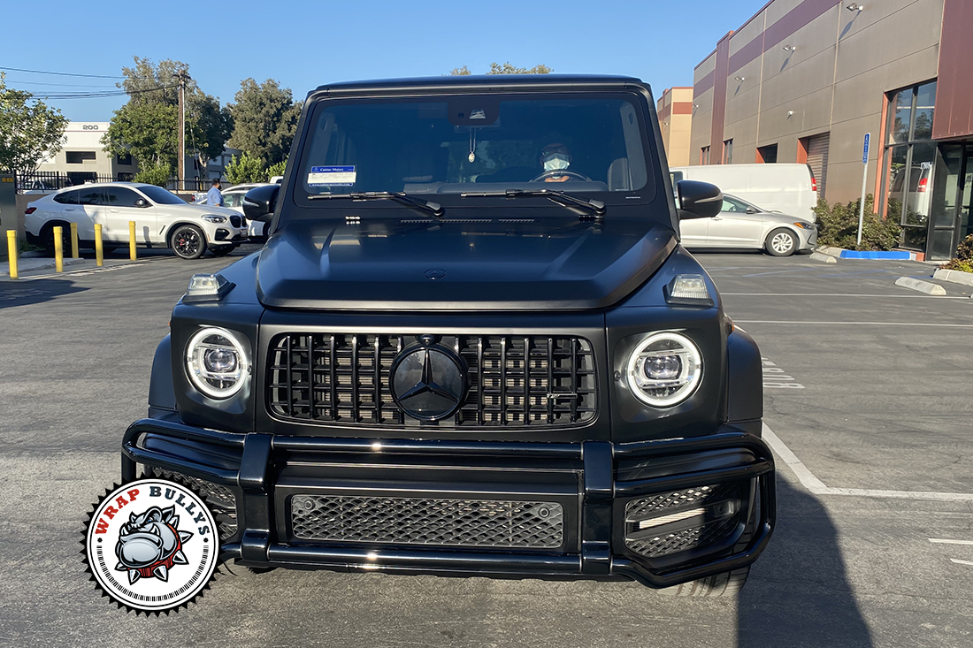 G Wagon Wrapped in 3M Satin Black