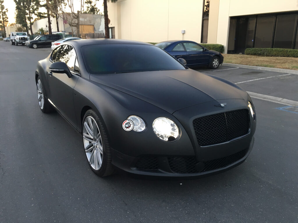 Bentley vehicle wrap project