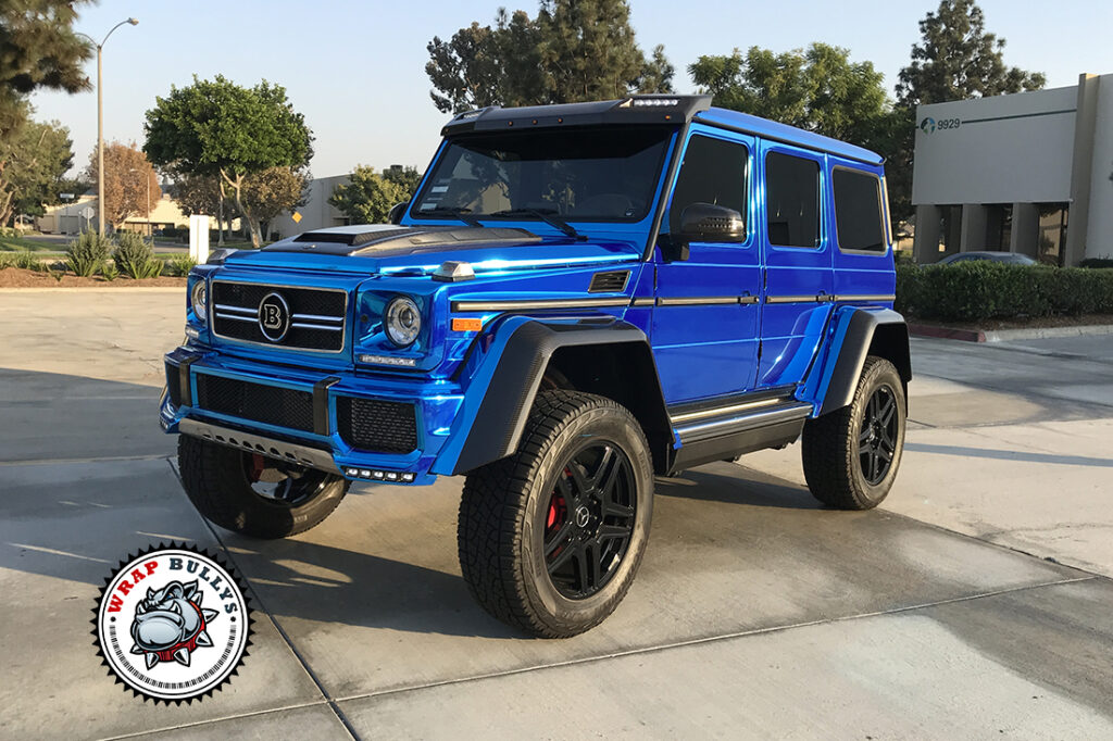 Mercedes vehicle wrap project