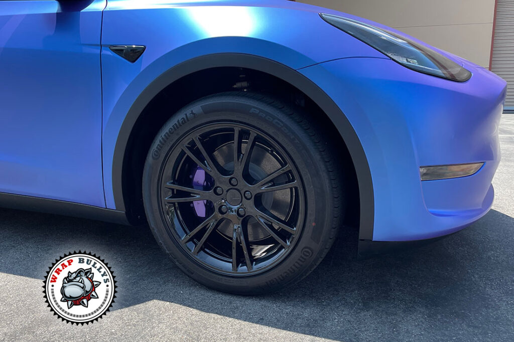 Tesla Model Y vehicle wrap project