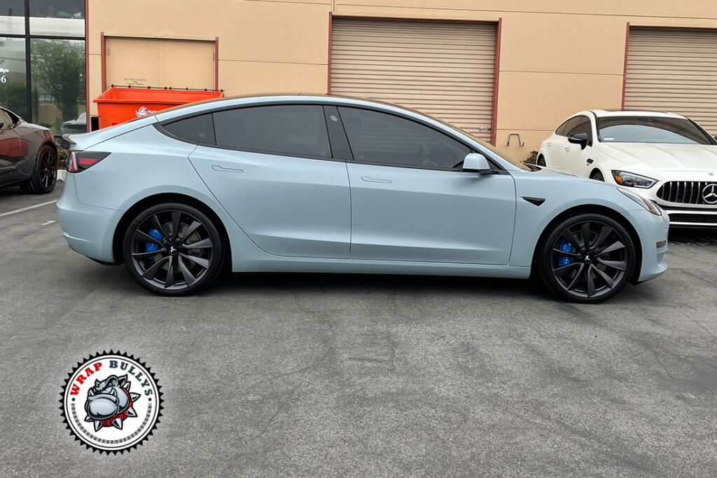 Tesla Model 3 vehicle wrap project