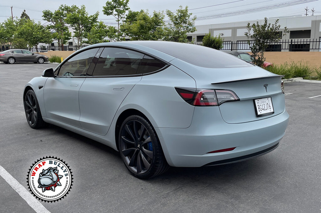 Tesla Model 3 vehicle wrap project
