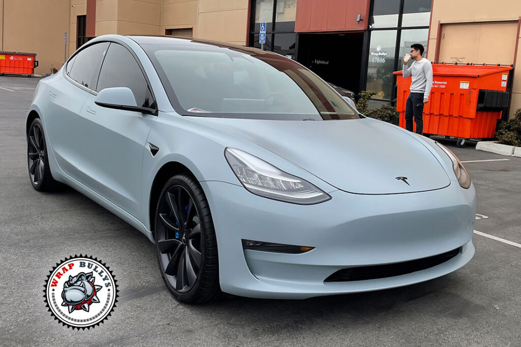 Urban Sophistication: Unveiling the Tesla Model 3 in 3M’s Satin ...