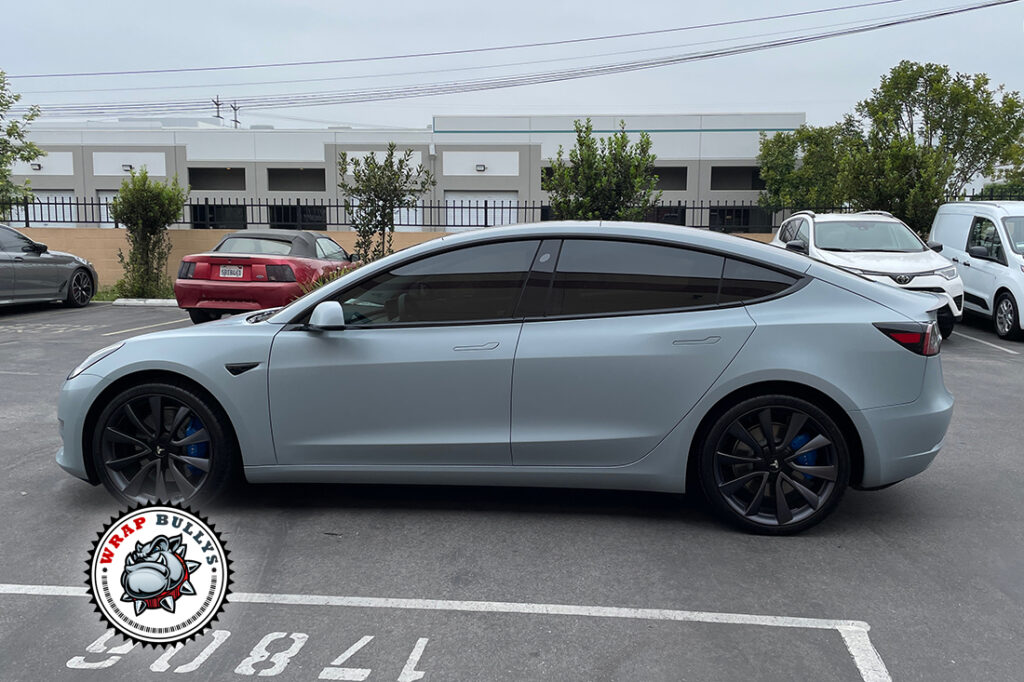 Tesla Model 3 vehicle wrap project