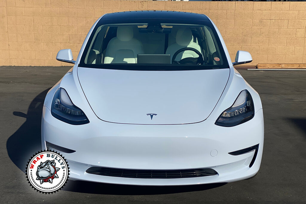 Tesla Model 3 vehicle wrap project