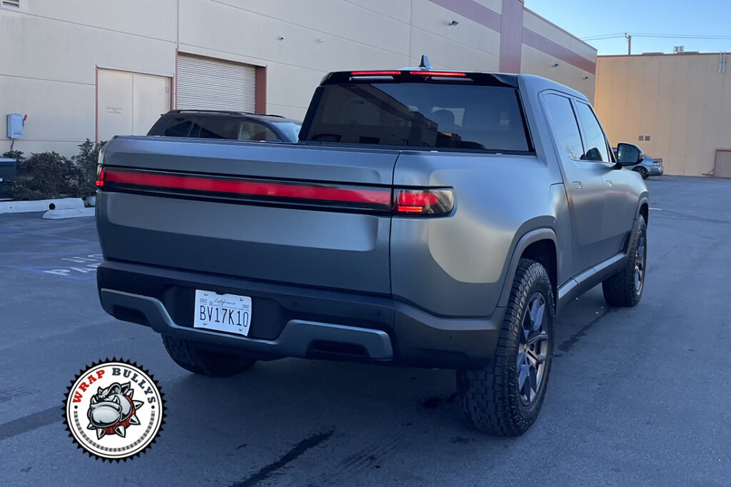 Rivian R1T vehicle wrap project
