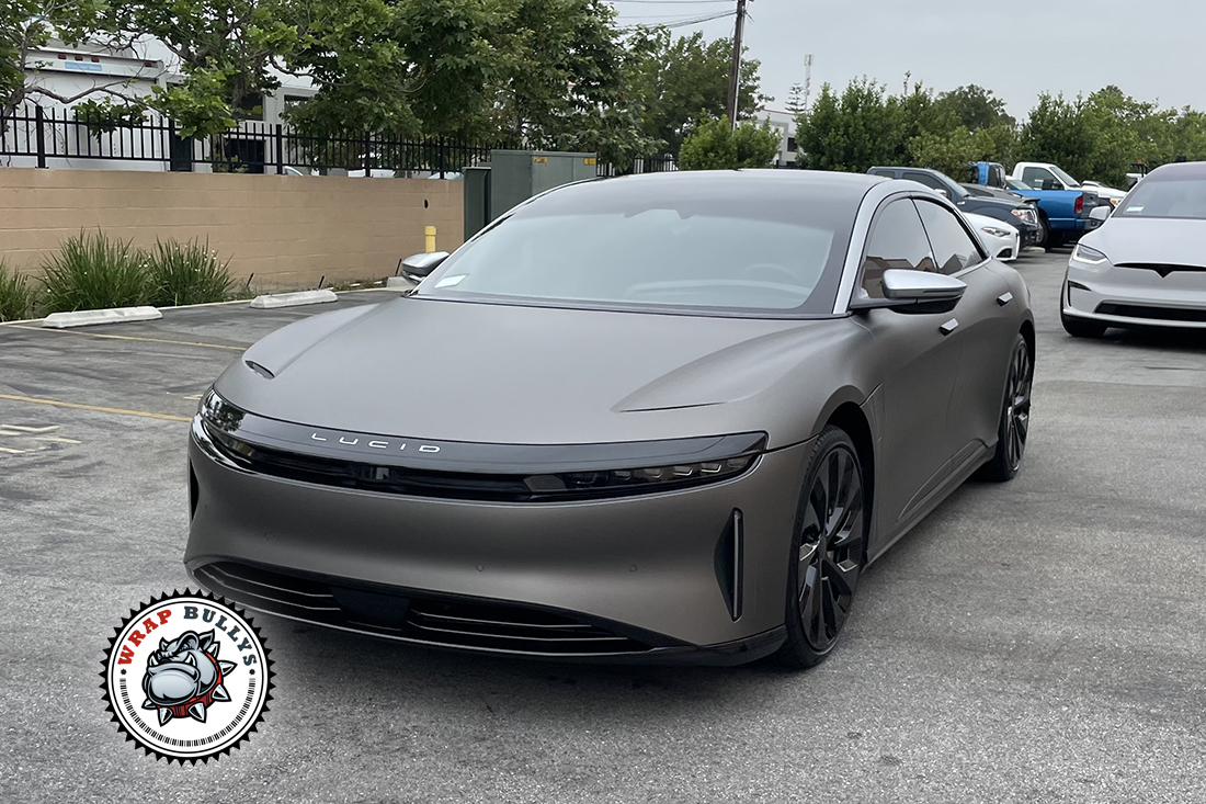 Unveiling Elegance: Lucid Air Sapphire Enhanced with 3M Matte Grey