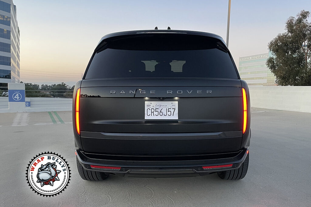 Range Rover vehicle wrap project