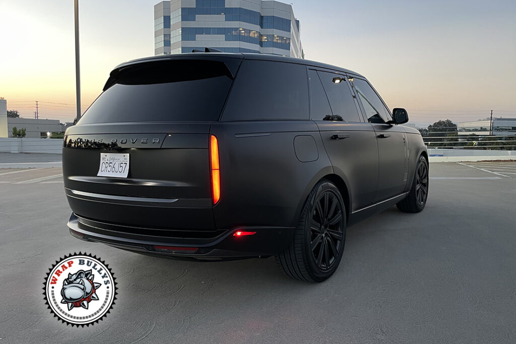 Range Rover vehicle wrap project