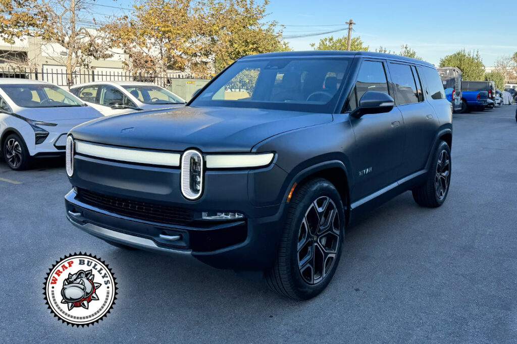 Rivian R1S vehicle wrap project