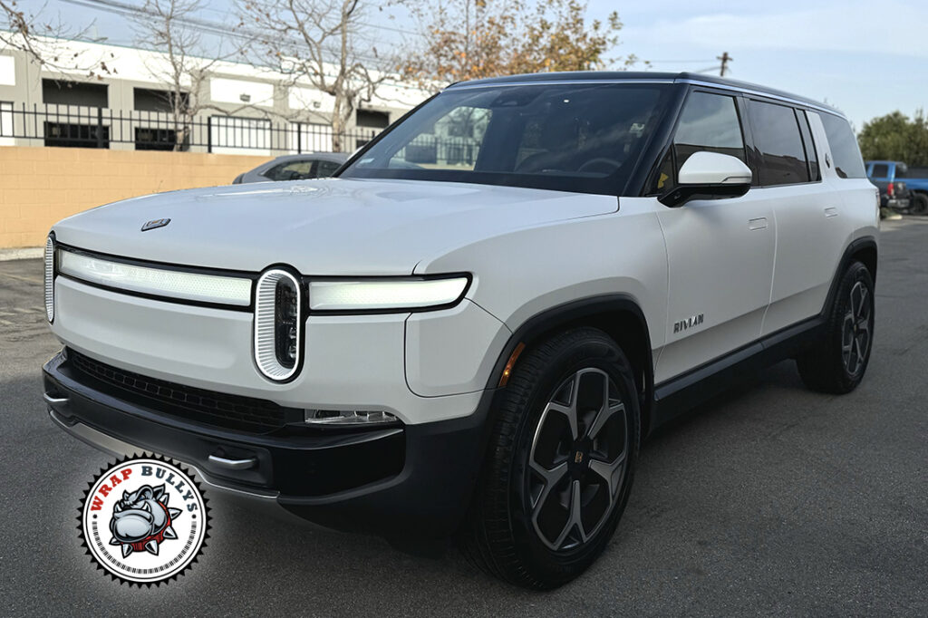 Rivian R1S vehicle wrap project