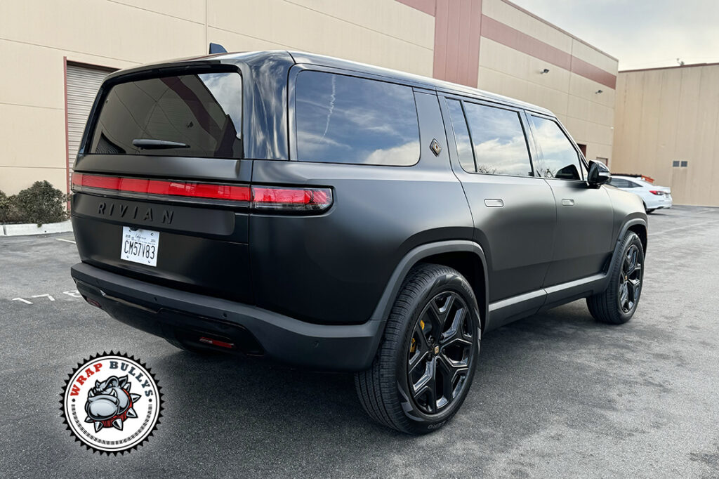 Rivian R1S vehicle wrap project