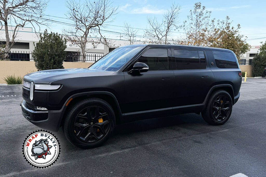 Rivian R1S vehicle wrap project
