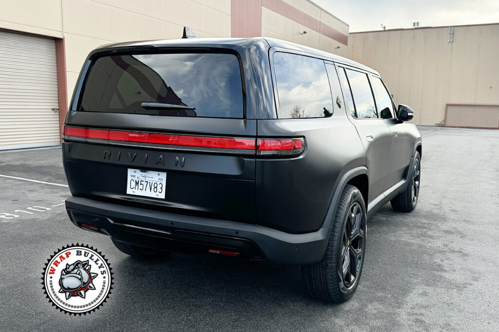Rivian R1S vehicle wrap project