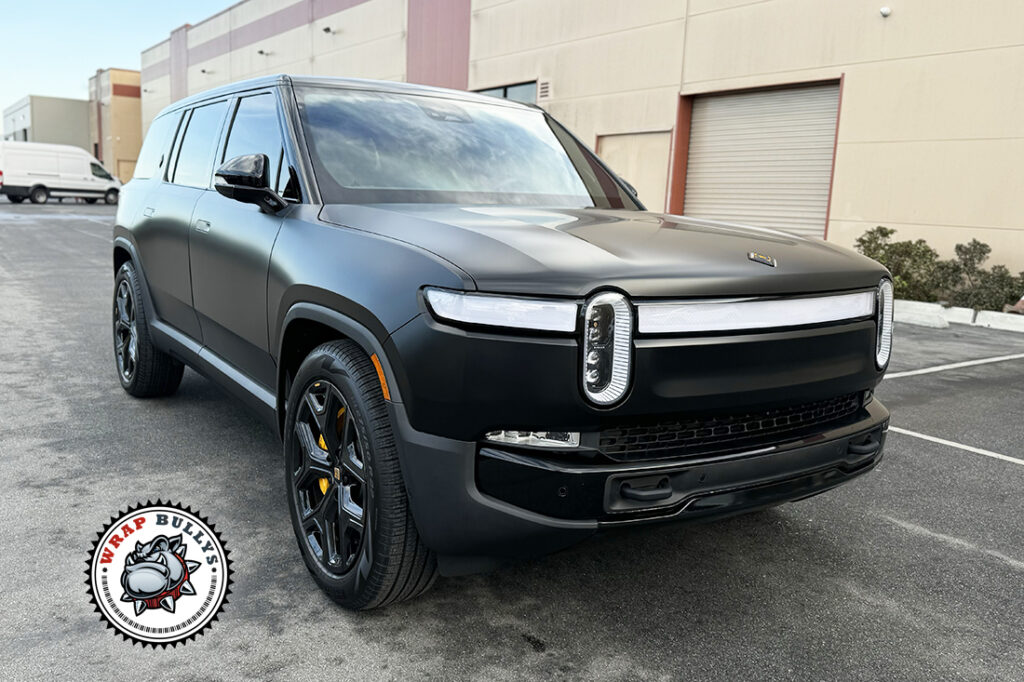 Rivian R1S vehicle wrap project