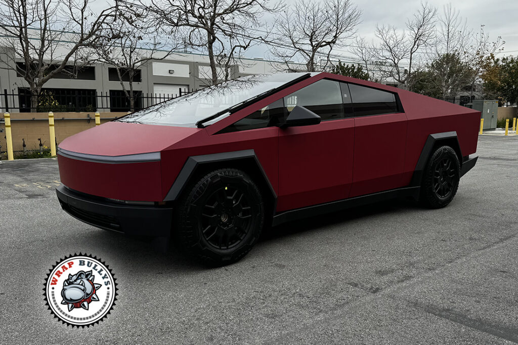 Tesla Cybertruck vehicle wrap project