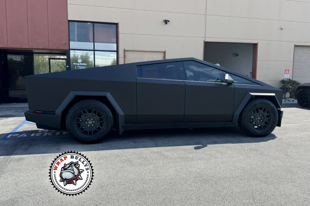 Tesla Cybertruck vehicle wrap project