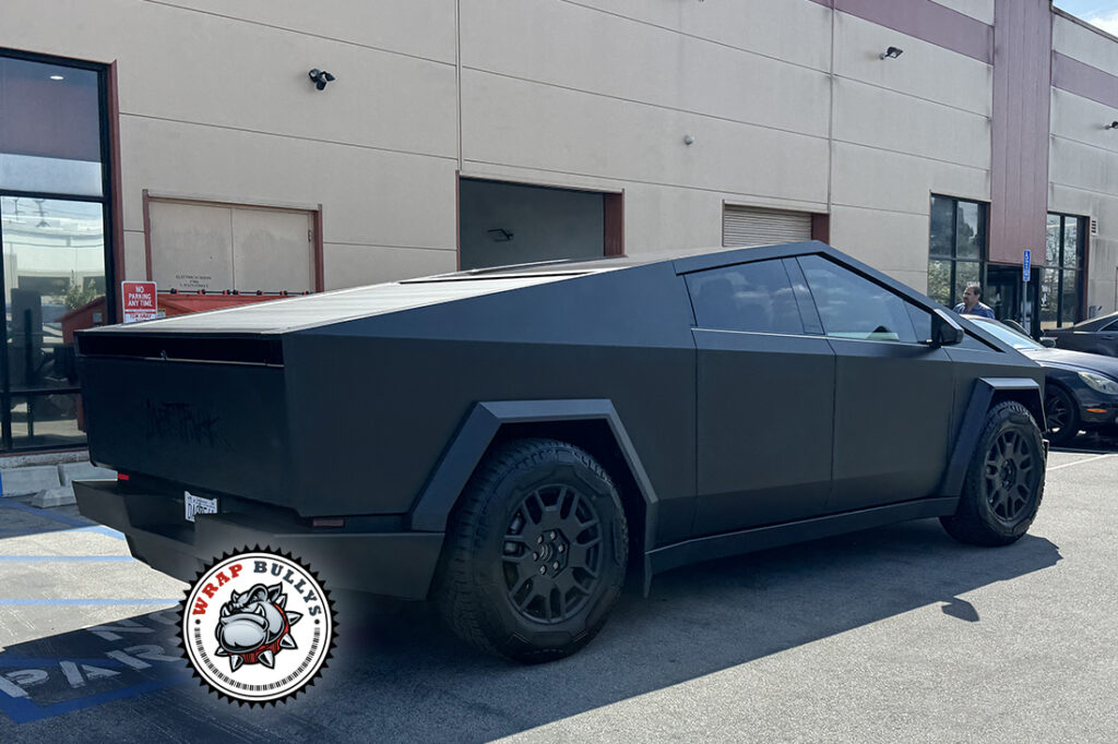 Tesla Cybertruck vehicle wrap project
