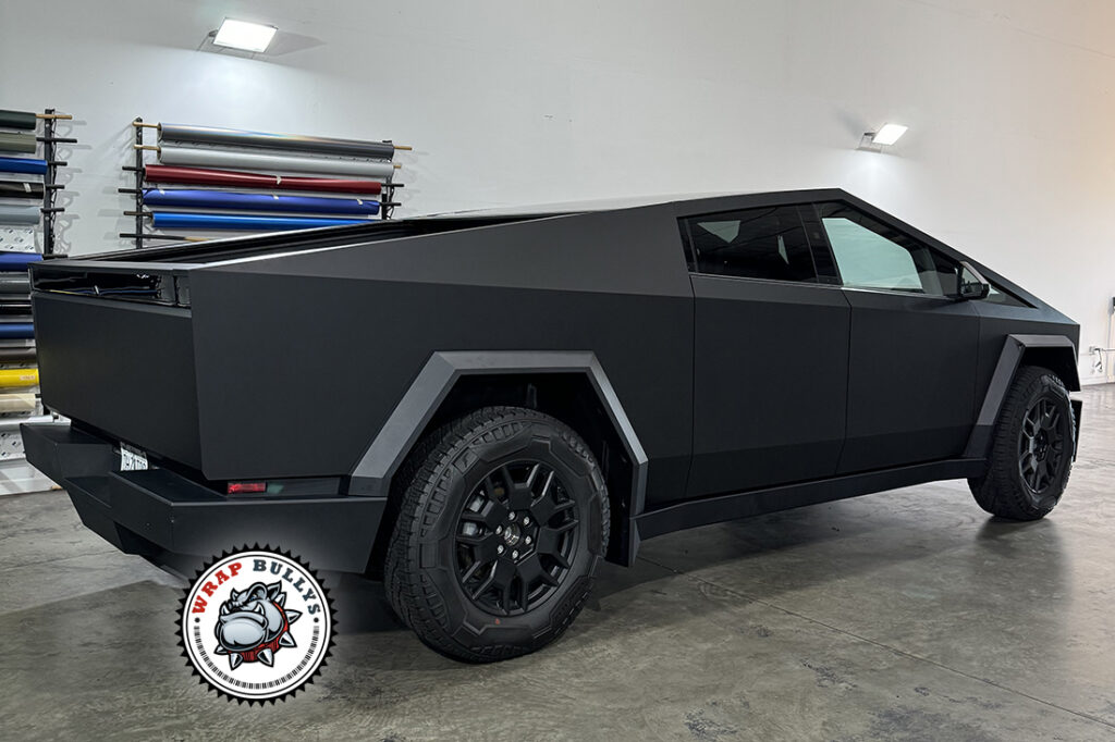 Tesla Cybertruck vehicle wrap project