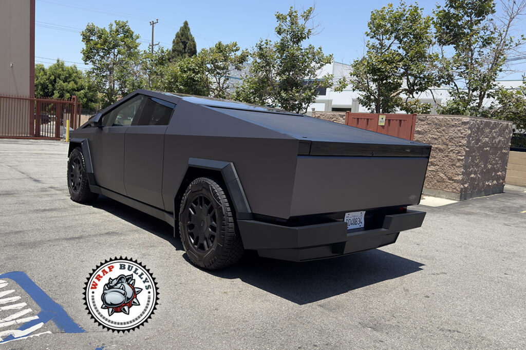 Tesla Cybertruck vehicle wrap project