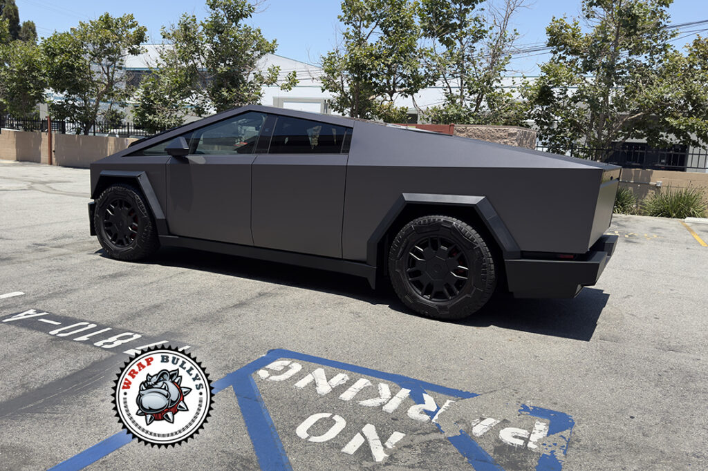 Tesla Cybertruck vehicle wrap project