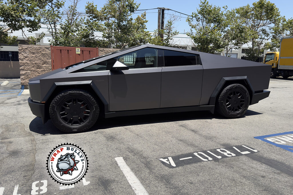 Tesla Cybertruck vehicle wrap project