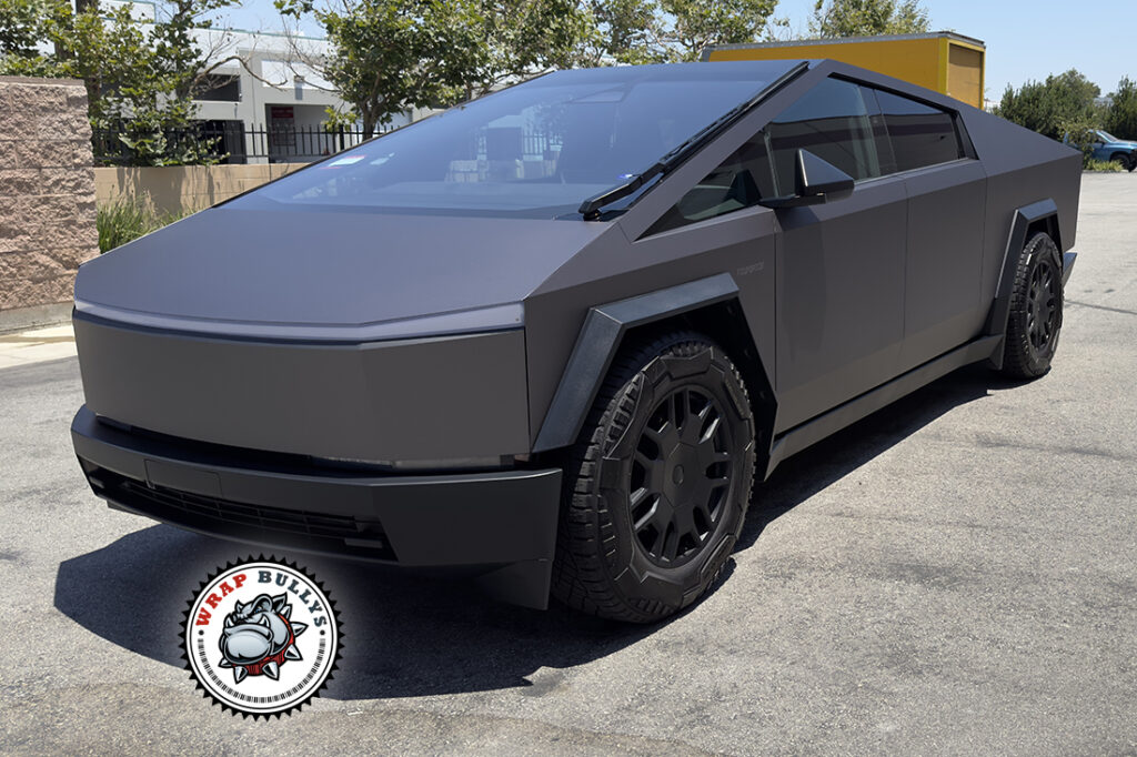 Tesla Cybertruck vehicle wrap project