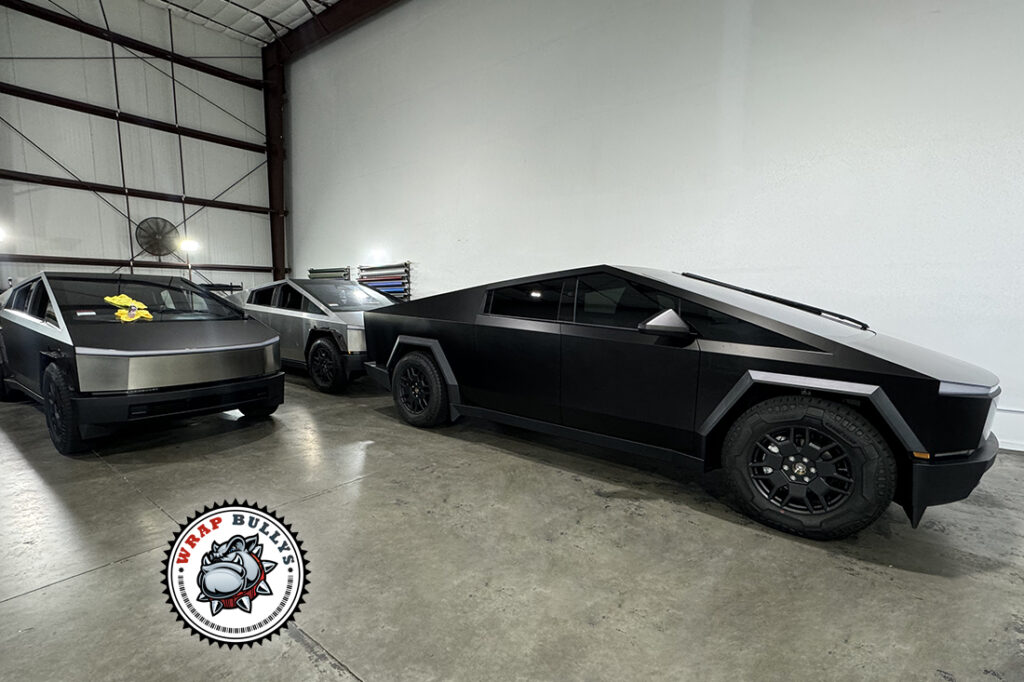 Cybertruck Wraps | 3M Satin Black, 3M Matte Gray & 3M Deep Matte Black project photo 1