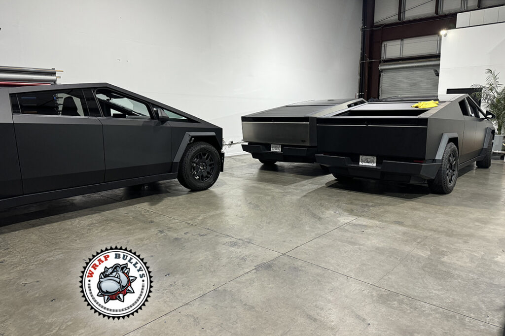 Cybertruck Wraps | 3M Satin Black, 3M Matte Gray & 3M Deep Matte Black project photo 2