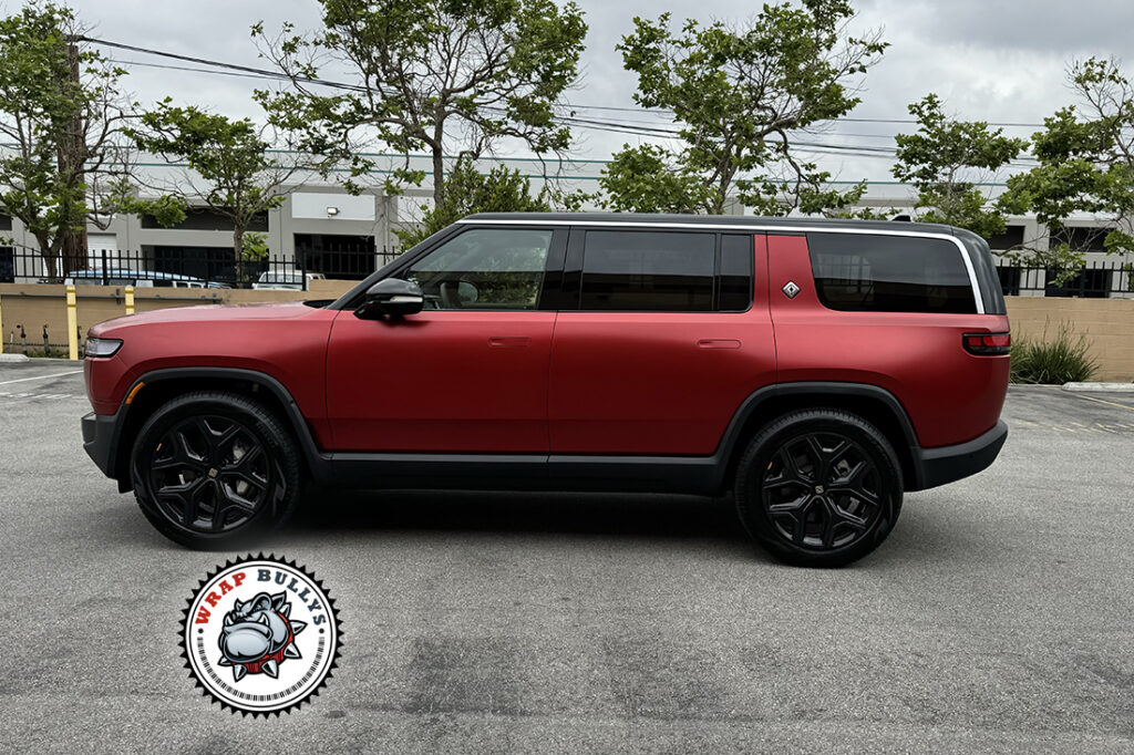 Rivian R1S vehicle wrap project