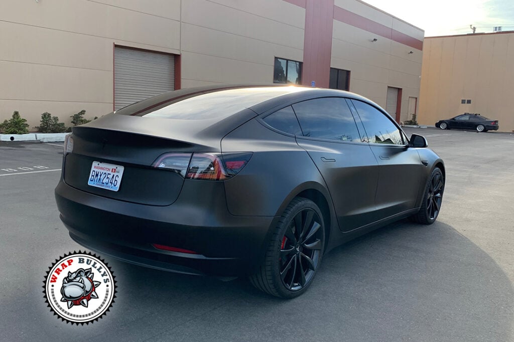 Tesla Model 3 vehicle wrap project
