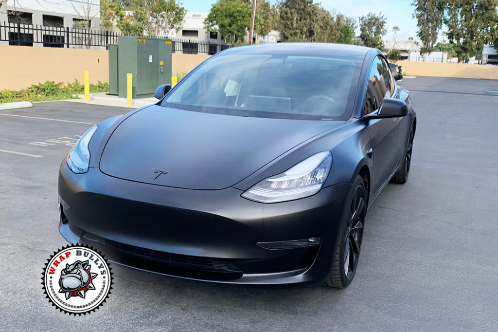 Tesla Model 3 vehicle wrap project