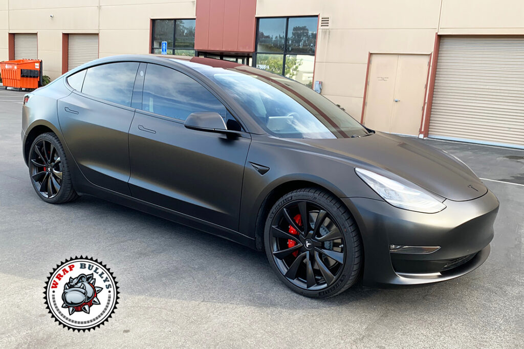 Tesla Model 3 vehicle wrap project