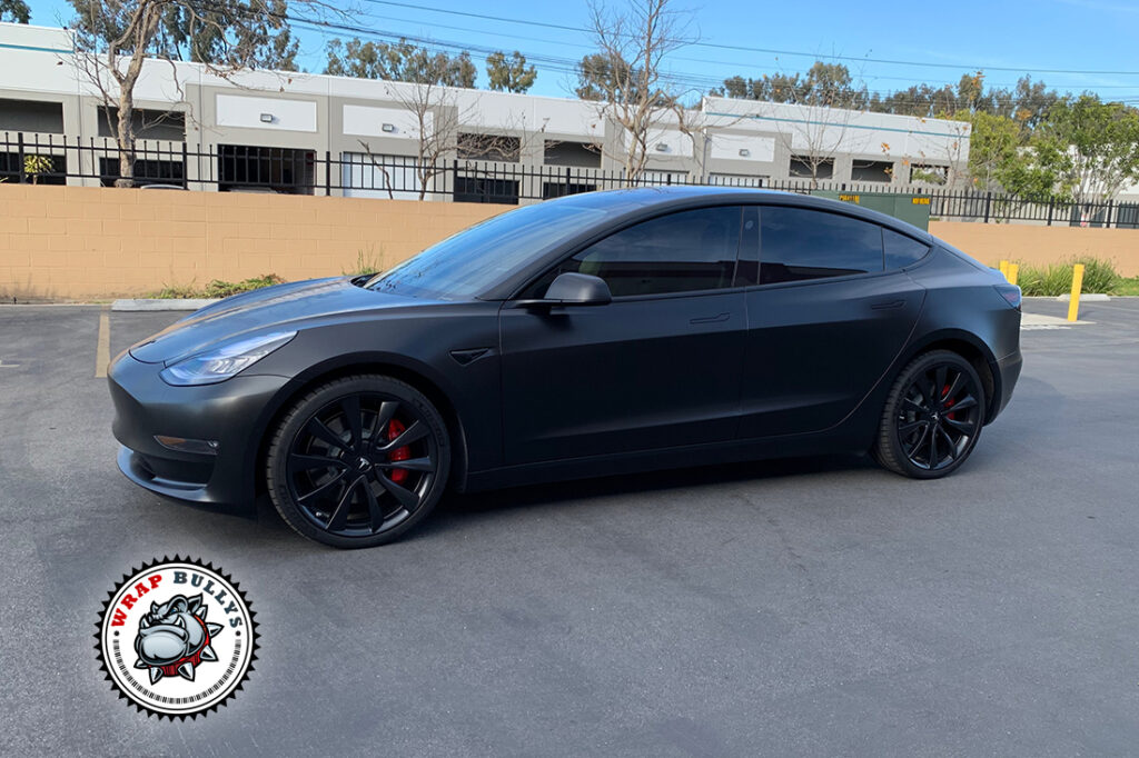 Tesla Model 3 vehicle wrap project