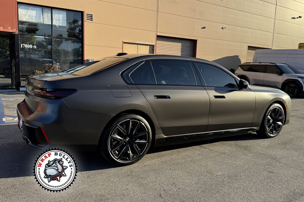 BMW i7 vehicle wrap project