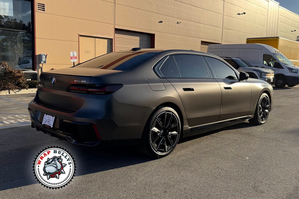 BMW i7 vehicle wrap project