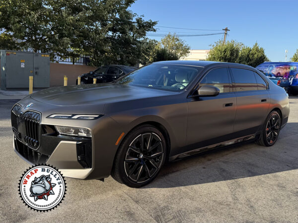 BMW i7 Wrap – Avery Satin Basalt