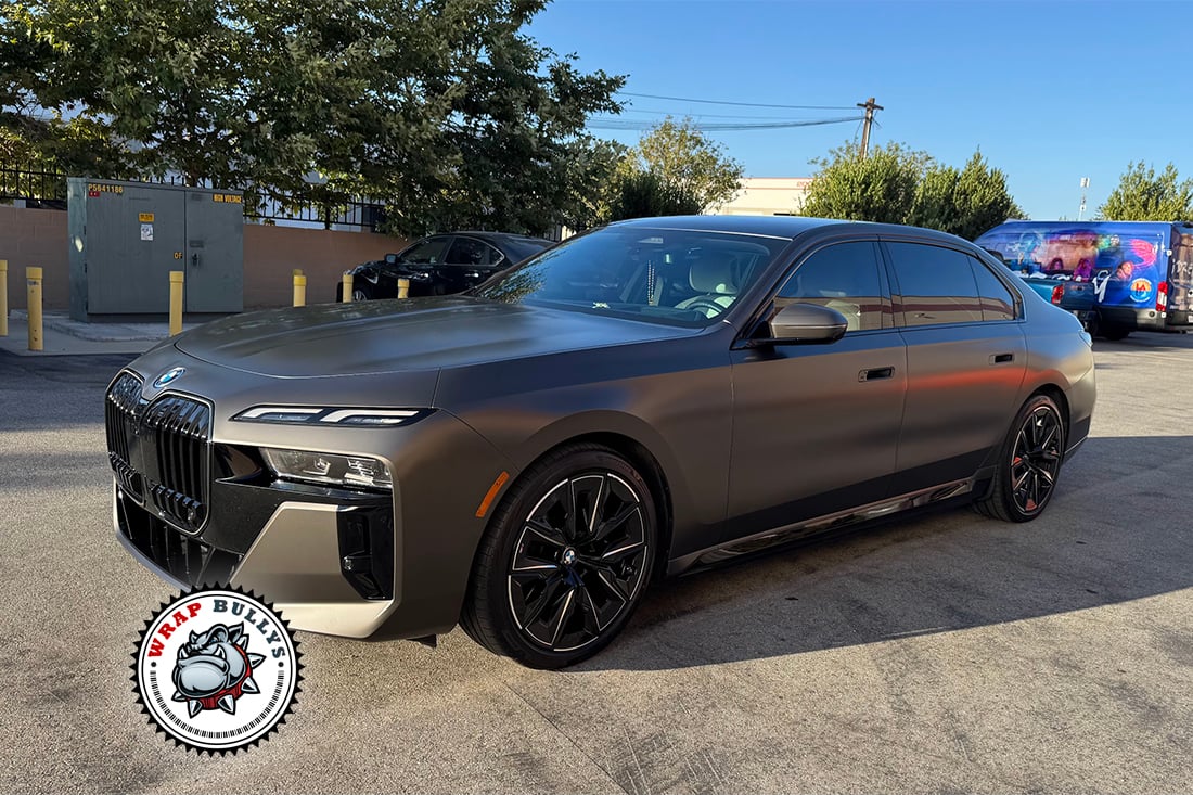 BMW I7 Avery Satin Basalt