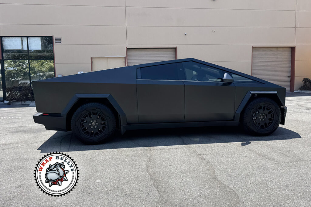 Tesla Cybertruck vehicle wrap project