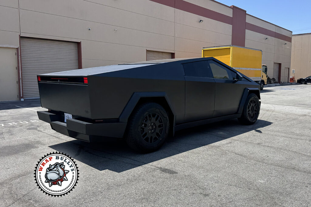 Tesla Cybertruck vehicle wrap project