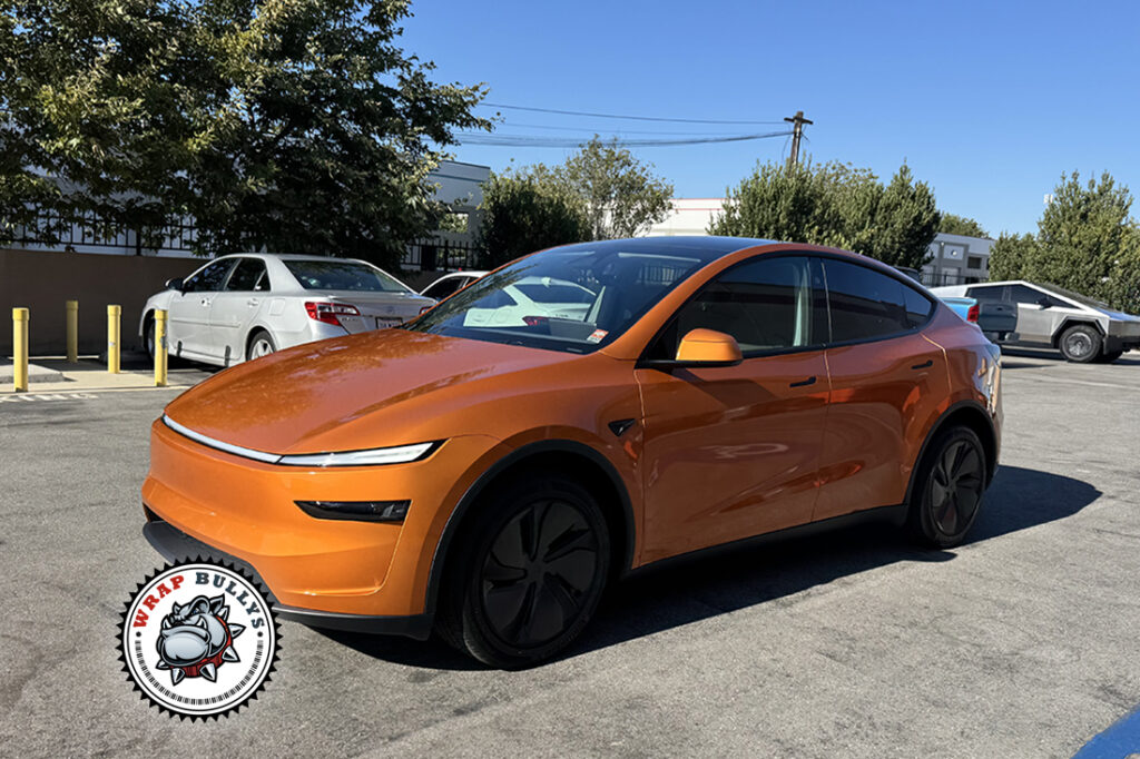 Tesla Model Y Juniper vehicle wrap project